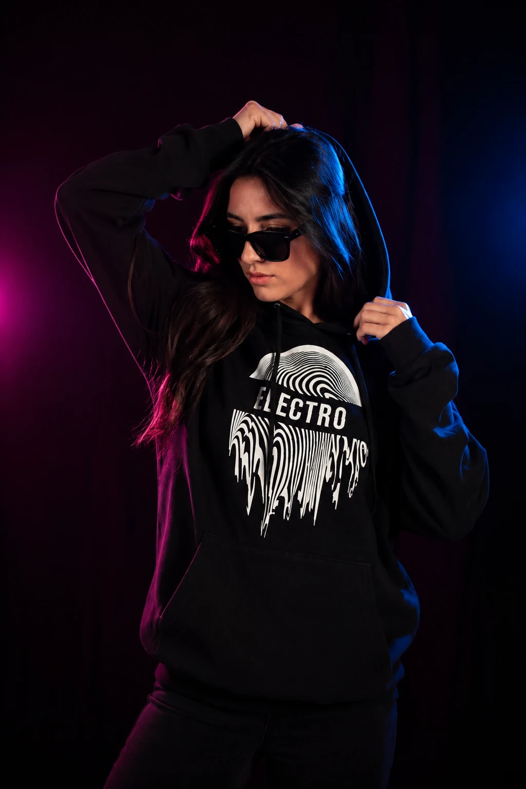 electro techno hoodie