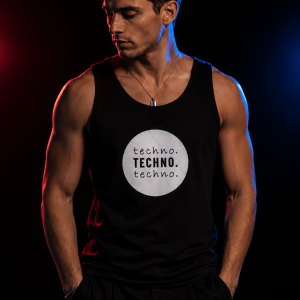 techno man tank top