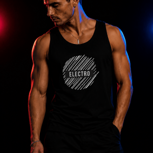 Electro man tank top