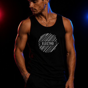 Electro man tank top