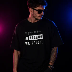 in techno we trust tshirt